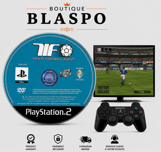 This Is Football 2002 – PS2 – CD seul sans boîtier – Football