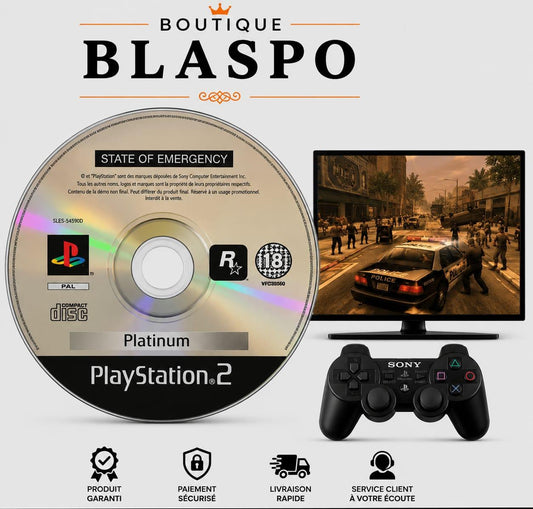 State of Emergency – PS2 – CD seul sans boîtier – Action