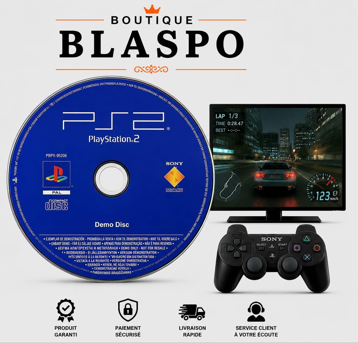 PlayStation 2 Demo Disc – PS2 – CD seul sans boîtier – Démo