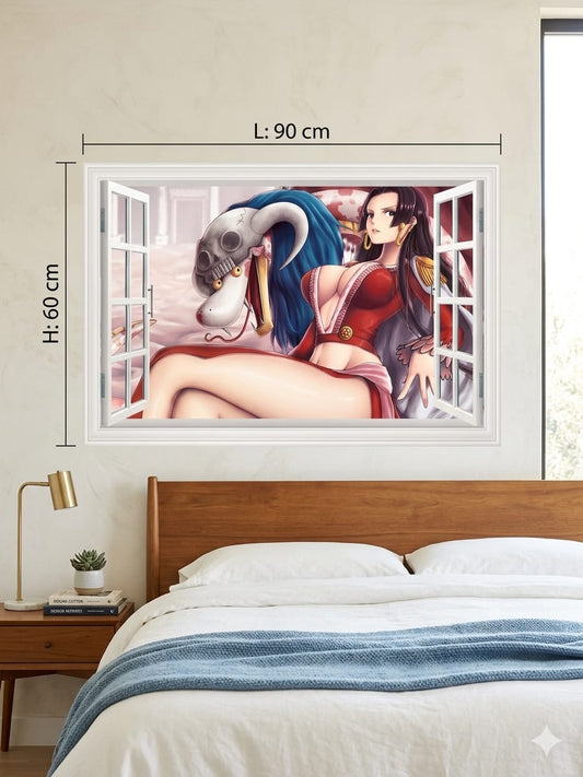 Sticker Mural One Piece Nico Robin – Pirate Manga – 60 x 90 cm