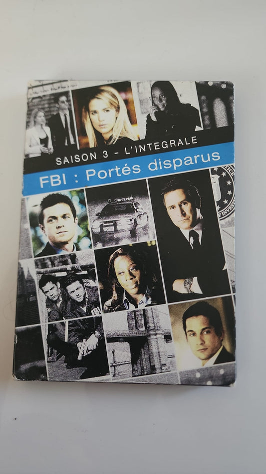 FBI Portés Disparus Saison 3 Intégrale DVD - Pochette avant