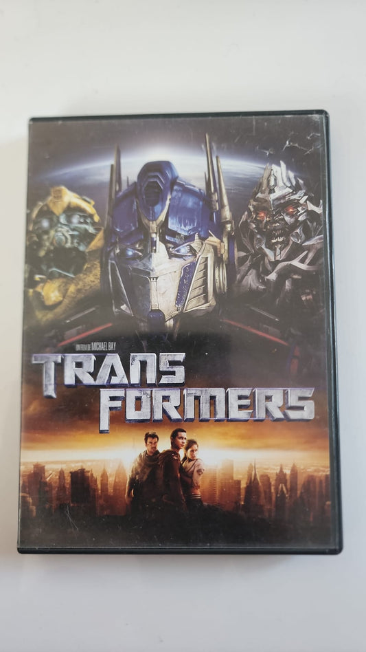 Transformers DVD Michael Bay - Pochette avant - Shia LaBeouf Megan Fox