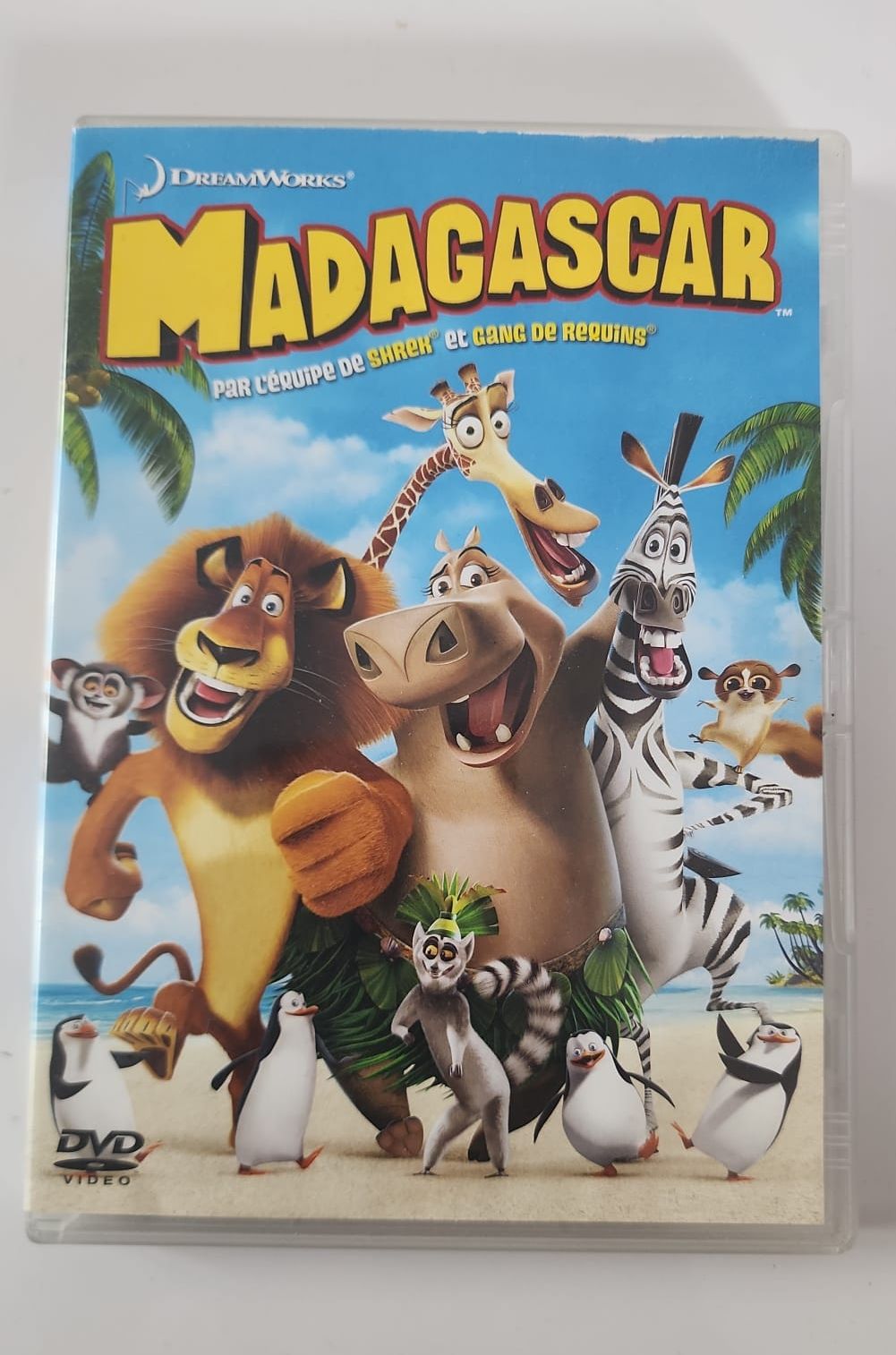 Madagascar DVD DreamWorks - Pochette avant