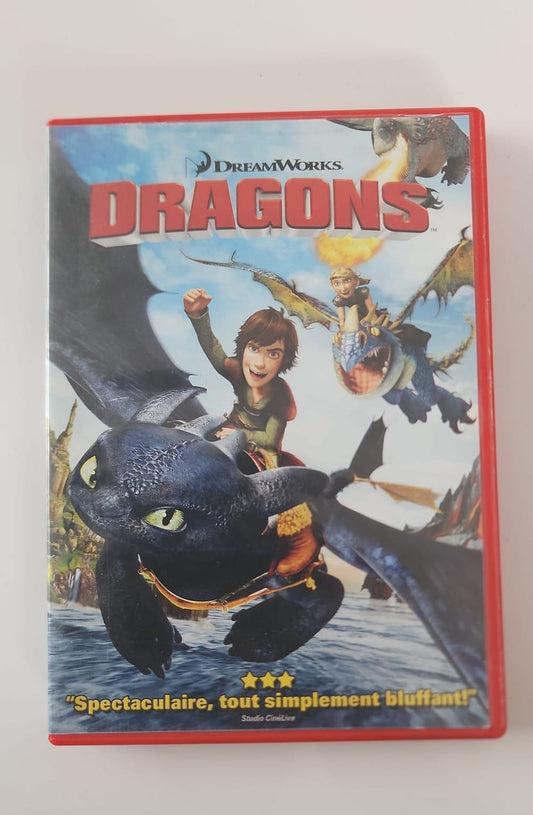 Dragons DreamWorks DVD - Pochette avant