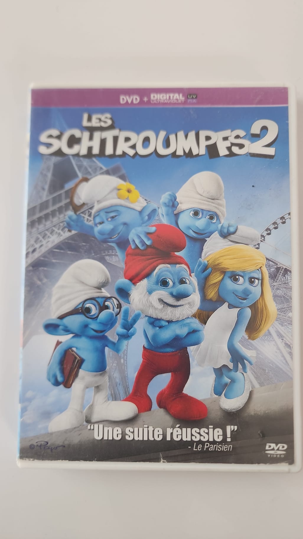 Les Schtroumpfs 2 DVD - Pochette avant