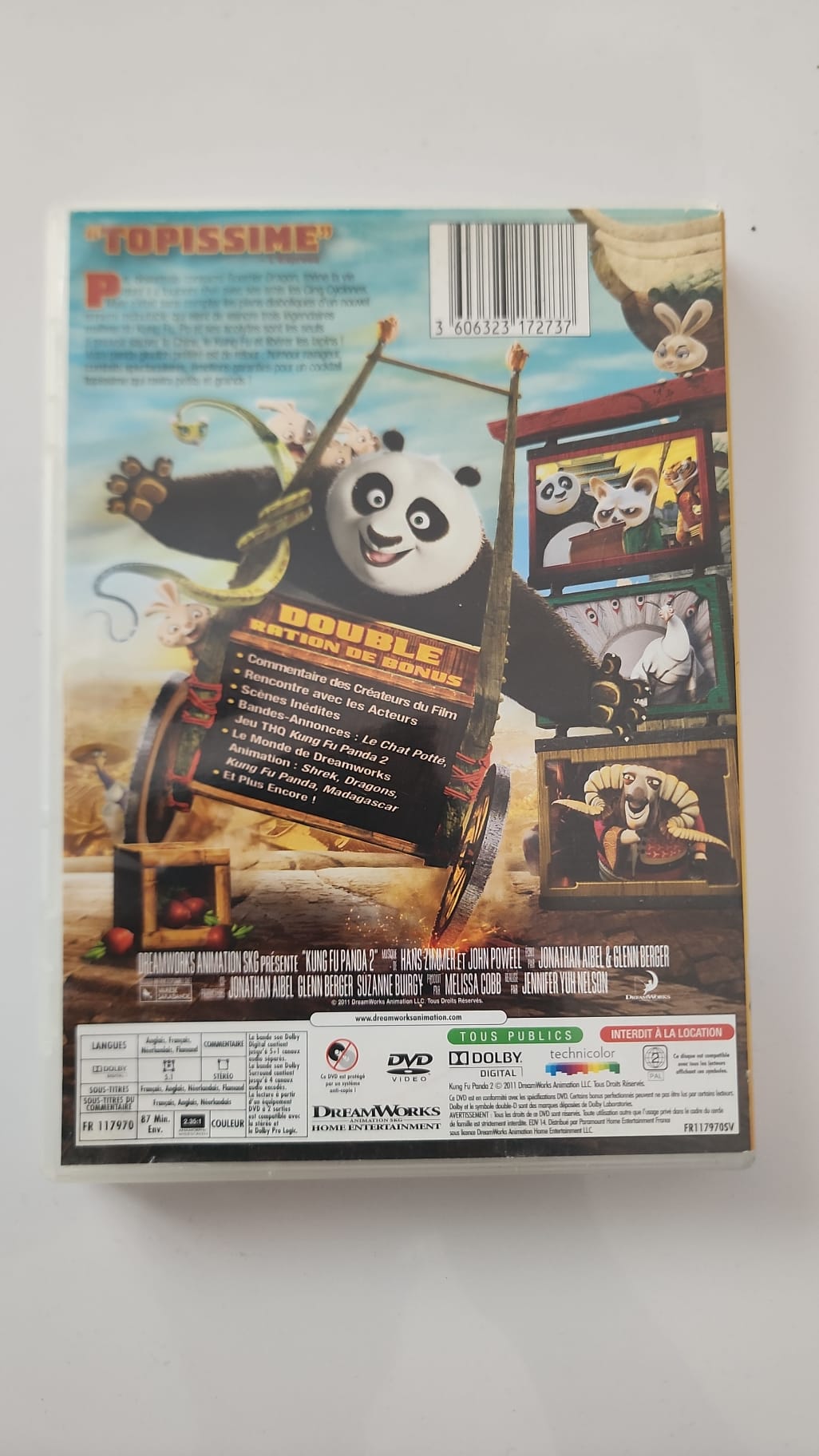 Kung Fu Panda 2 - DVD DreamWorks Animation