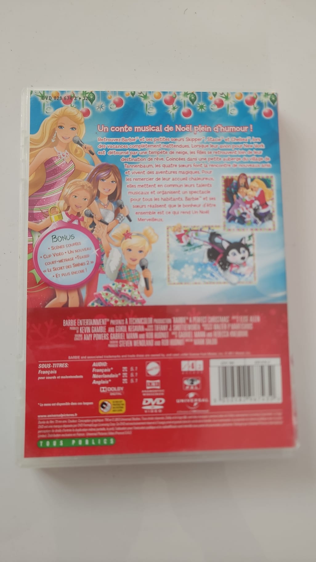 Barbie - Un Merveilleux Noël - DVD Film Musical Enfants