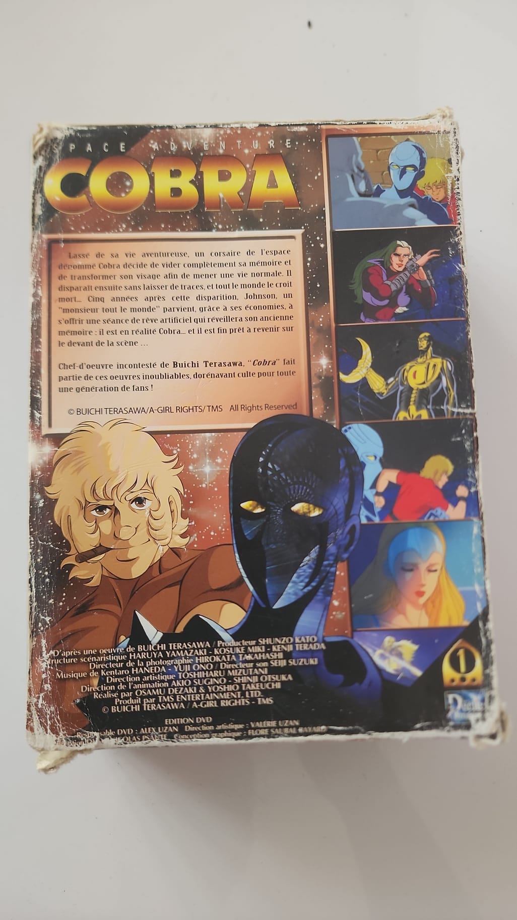 Space Adventure Cobra Coffret DVD - Verso