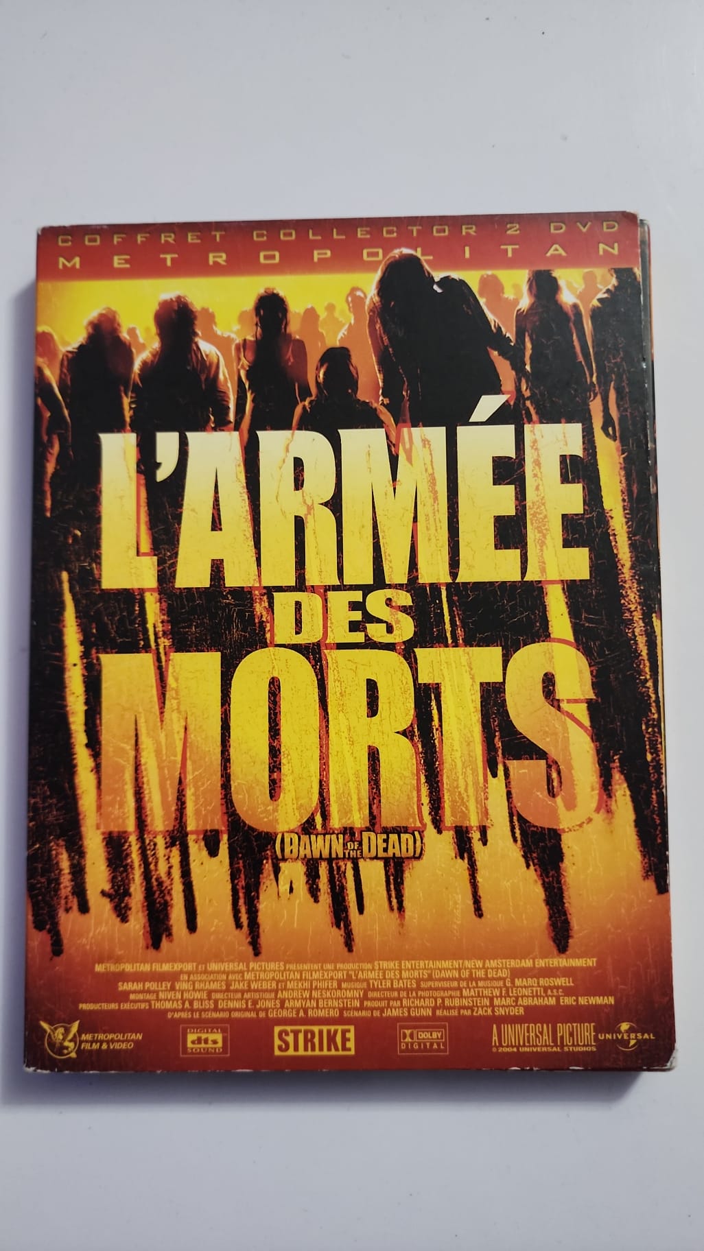 DVD L'Armée des Morts Coffret Collector – Recto