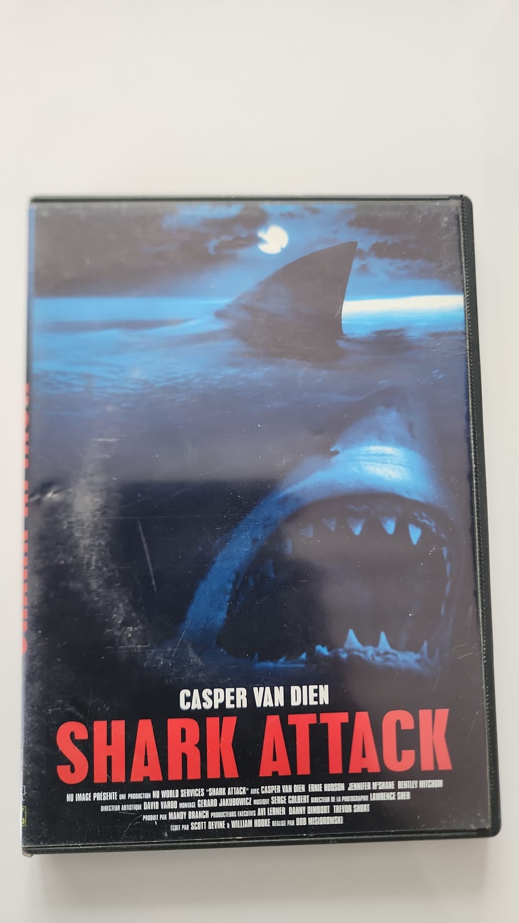 Shark Attack DVD - Couverture avant Casper Van Dien