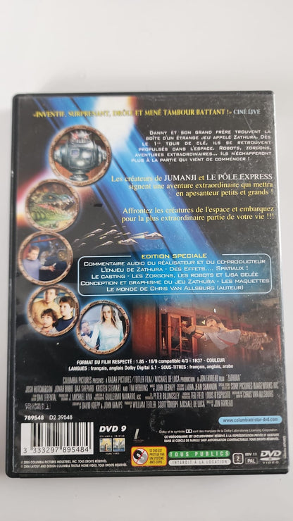 Zathura Une Aventure Spatiale DVD - Verso
