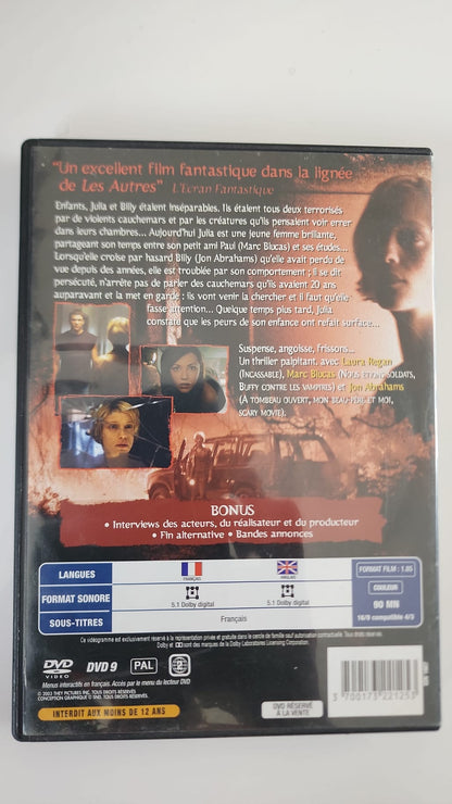 Le Peuple des Ténèbres DVD - Dos de la boîte