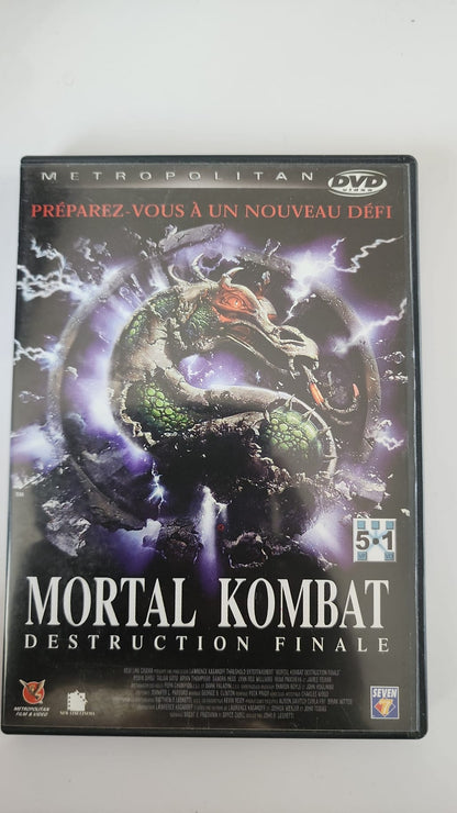 Mortal Kombat Destruction Finale DVD - Pochette avant