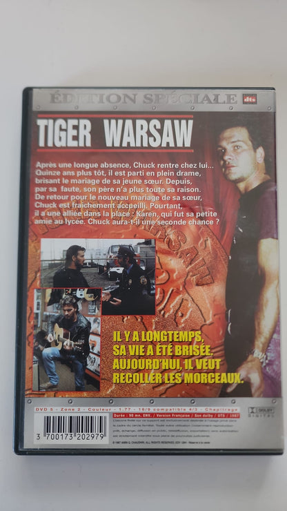 Tiger Warsaw DVD - Pochette verso - Patrick Swayze