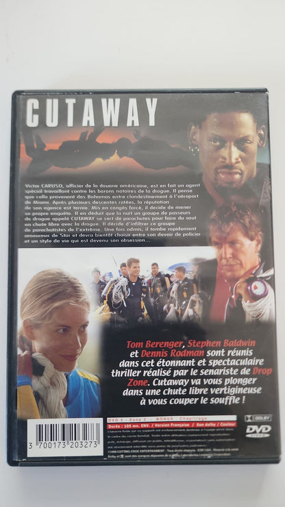 Cutaway DVD - Pochette verso - Thriller parachutisme