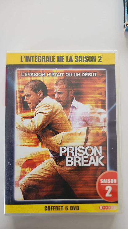 Prison Break Saison 2 DVD - Coffret 6 DVD recto - Wentworth Miller Dominic Purcell