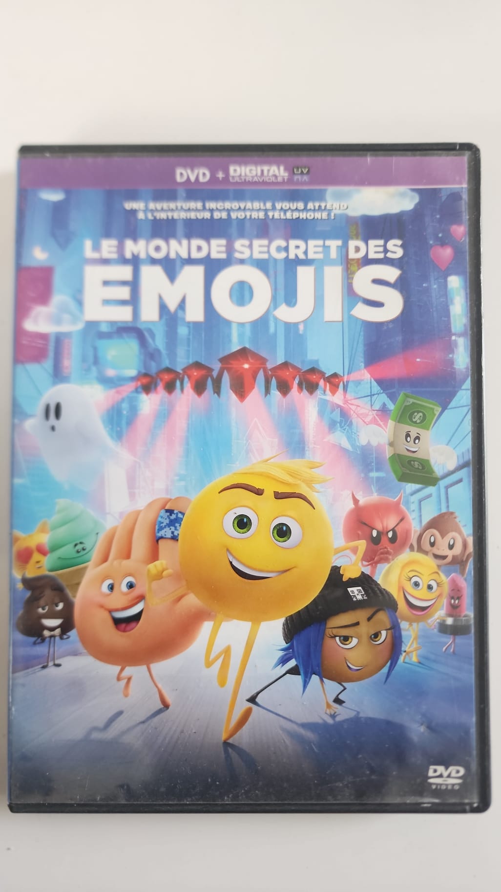 Le Monde Secret des Emojis DVD - Couverture avant