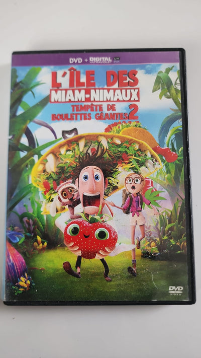 L'Île des Miam-Nimaux : Tempête de Boulettes Géantes 2 - DVD + Digital UV (Sony Pictures Animation)