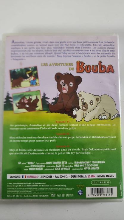 Les Aventures de Bouba Vol. 1 DVD - Couverture arrière et synopsis
