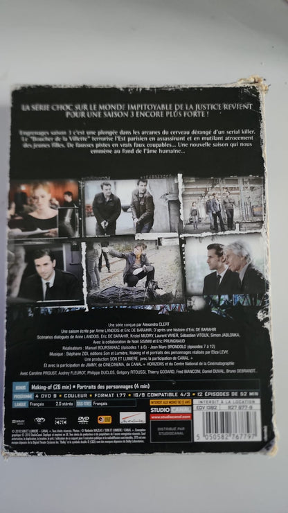 Engrenages - Saison 3 - Coffret 4 DVD - Série Canal+ Création Originale