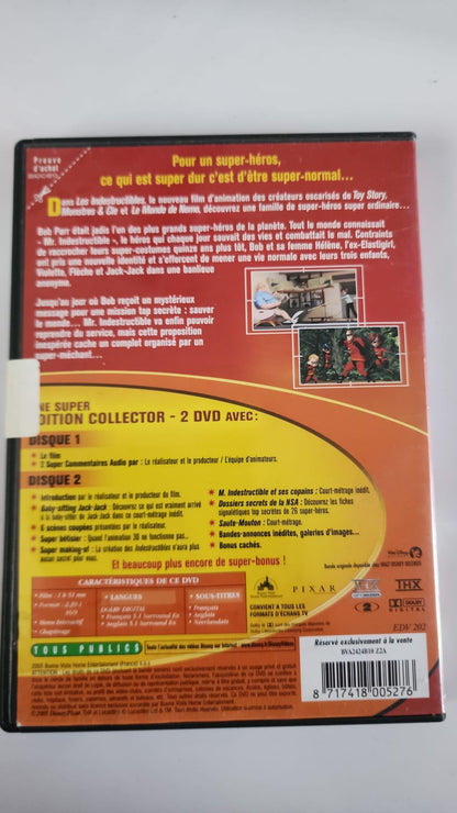 Les Indestructibles Édition Collector 2 DVD - Dos