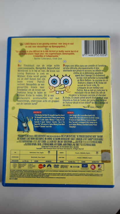 Bob l'Éponge le Film DVD - Dos avec synopsis et bonus