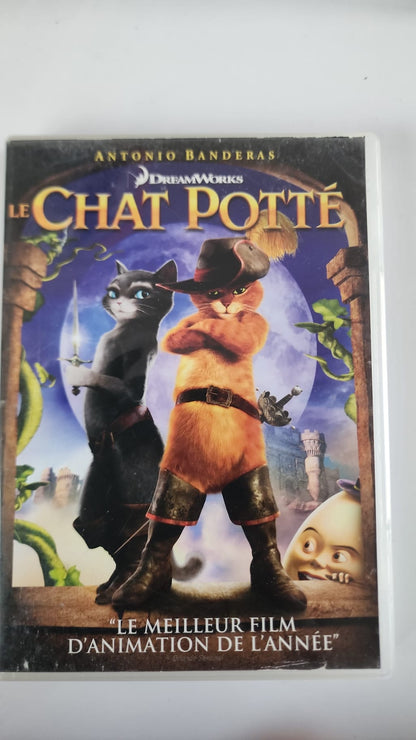 Le Chat Potté DVD - Pochette avant DreamWorks