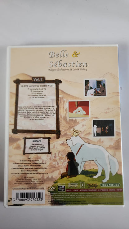 Belle & Sébastien Volume 2 DVD - Pochette arrière