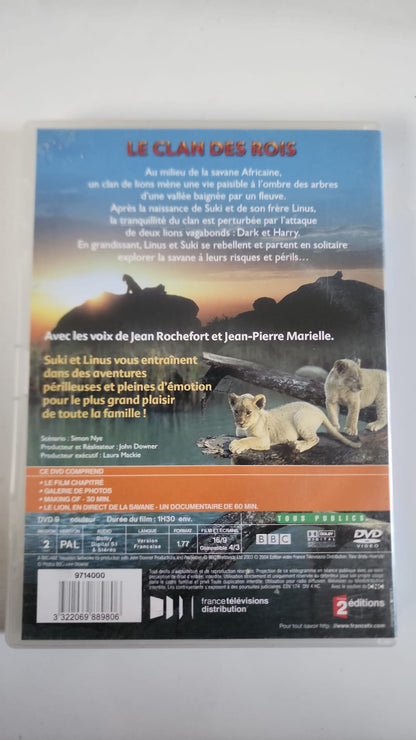 Le Clan des Rois DVD - Pochette arrière avec synopsis et bonus