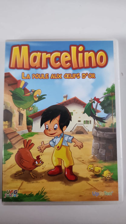 Marcelino La Poule aux Œufs d'Or DVD - Pochette avant UFG Junior