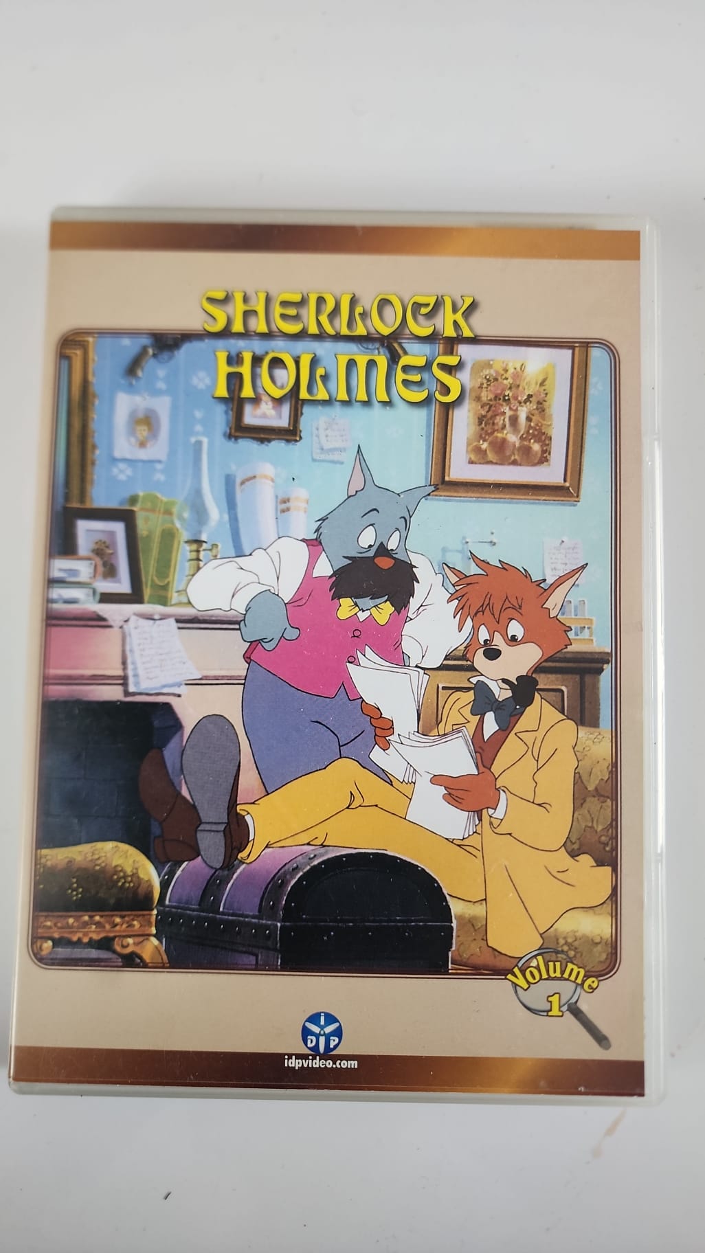 Sherlock Holmes Volume 1 DVD - Pochette avant IDP Vidéo animation