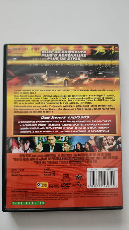 Fast and Furious : Tokyo Drift – DVD | Lucas Black • Bow Wow | Universal Pictures | Zone 2 PAL