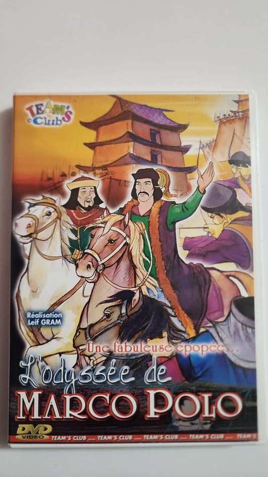 Dos de la jaquette du DVD L’Odyssée de Marco Polo