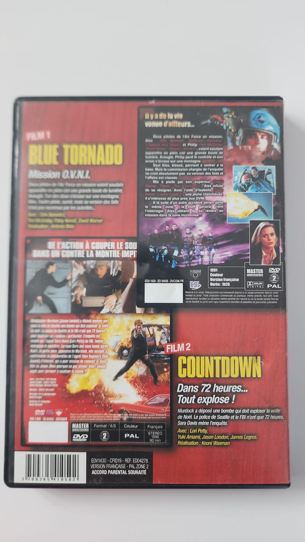 Collection 2 Films 100 % Action – Blue Tornado + Countdown – DVD