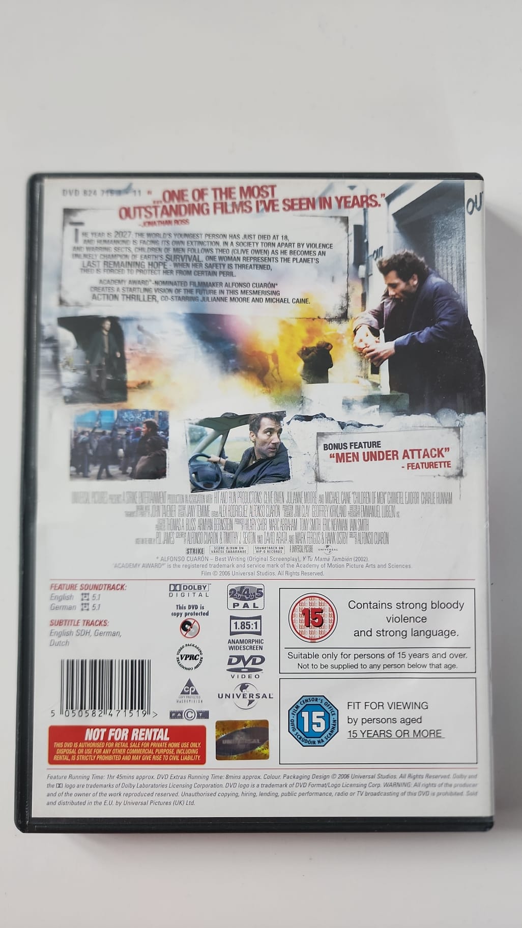 Children of Men – DVD édition anglaise