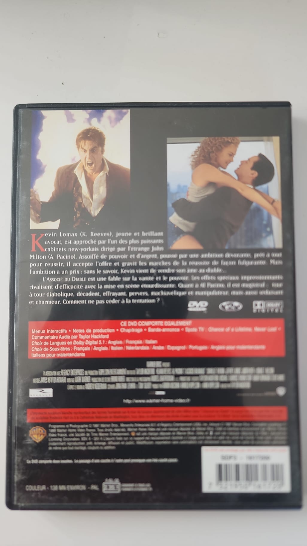 L’Associé du Diable – DVD Warner Home Video