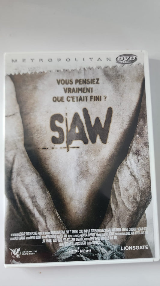 Jaquette avant du DVD Saw