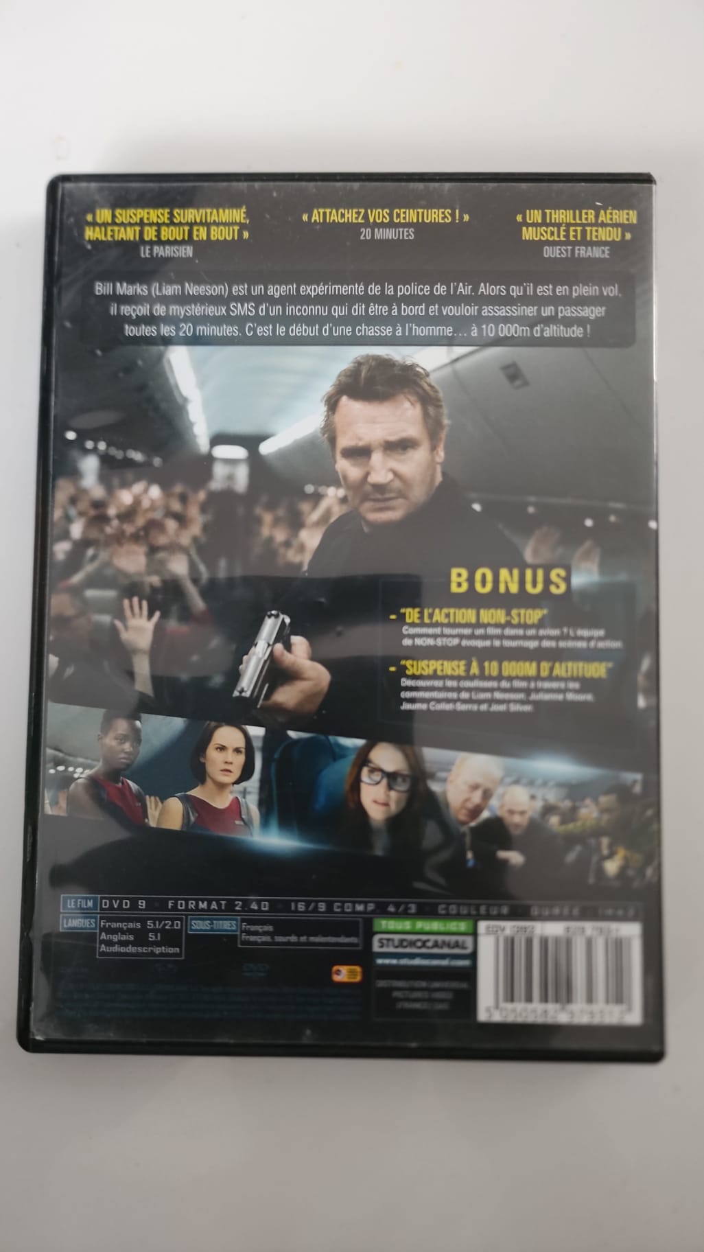 Non-Stop - DVD avec Liam Neeson et Julianne Moore