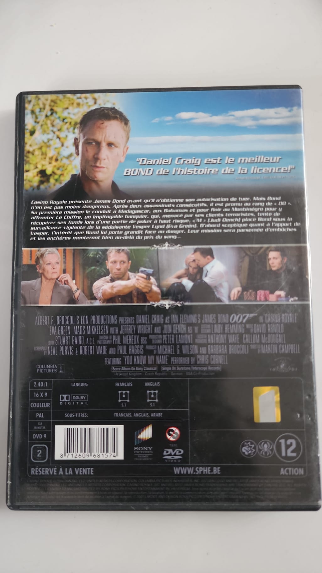 Casino Royale - James Bond 007 - DVD avec Daniel Craig