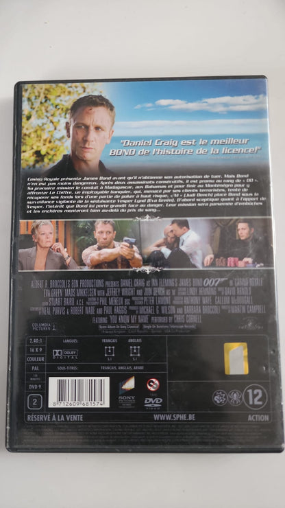 Casino Royale - James Bond 007 - DVD avec Daniel Craig