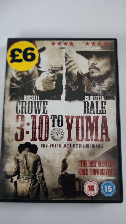 3:10 to Yuma – DVD – Russell Crowe & Christian Bale – Lionsgate UK