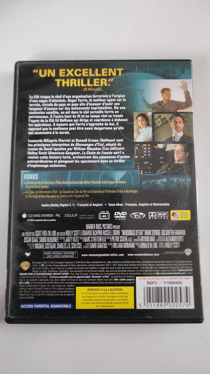 Mensonges d’État – DVD Warner Home Video