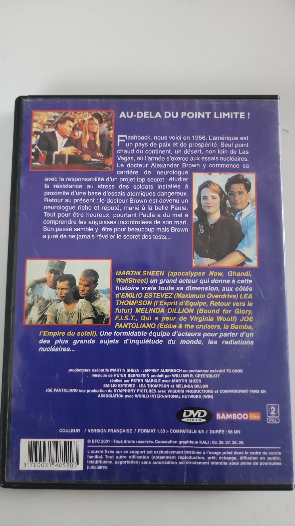 Projet Nightbreaker – DVD Bamboo – Martin Sheen