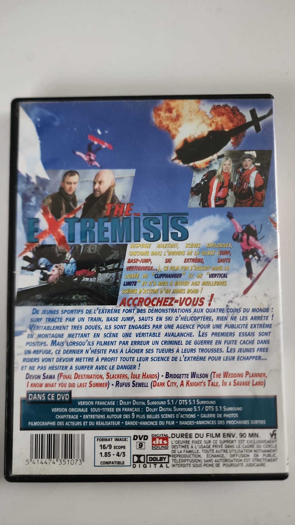 The Extremists – DVD DFW – Christian Duguay