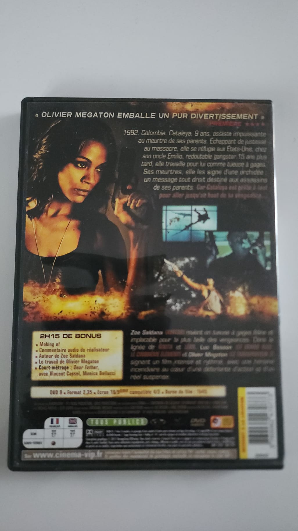 Colombiana – DVD EuropaCorp – Zoe Saldana