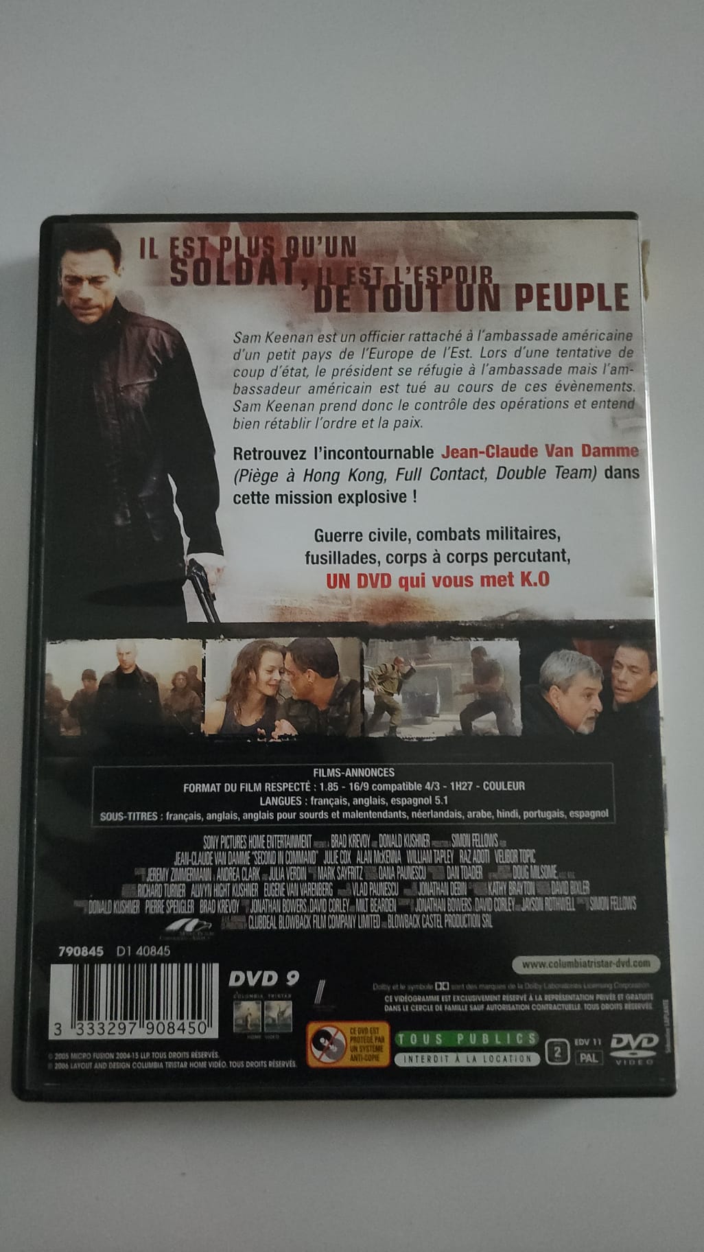终极标靶 – 索尼影视 DVD – 尚格·云顿