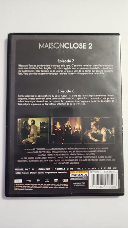Maison Close saison 2 épisodes 7 et 8 DVD face avant
