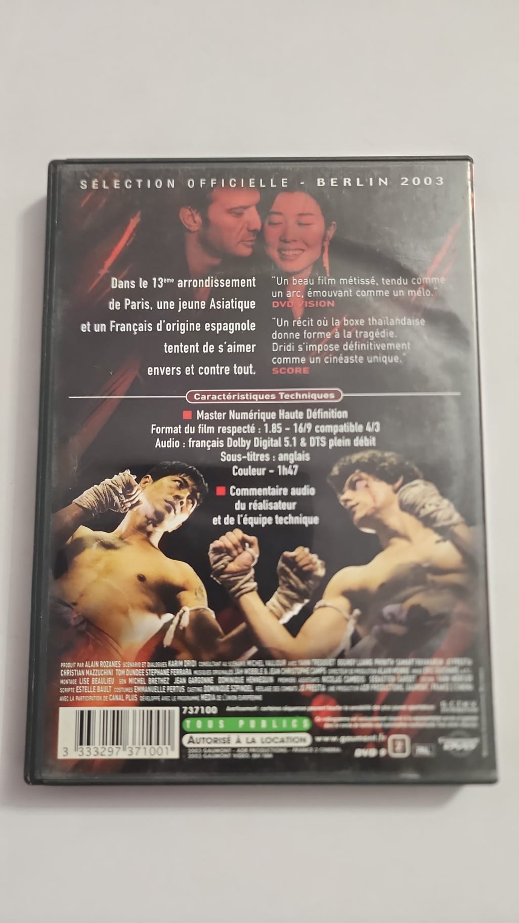 Fureur DVD code-barres 3333297371001