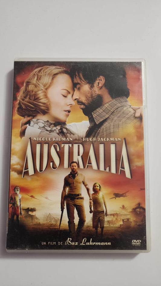 Jaquette avant du DVD Australia avec Nicole Kidman et Hugh Jackman