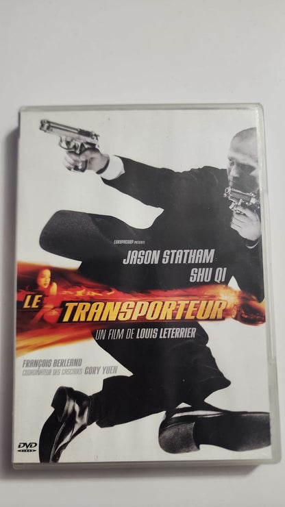 Jaquette avant du DVD Le Transporteur avec Jason Statham et Shu Qi